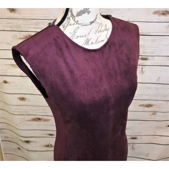 BCBG MaxAzria Karlee Faux-Suede Mini Dress - Picture 4 of 7